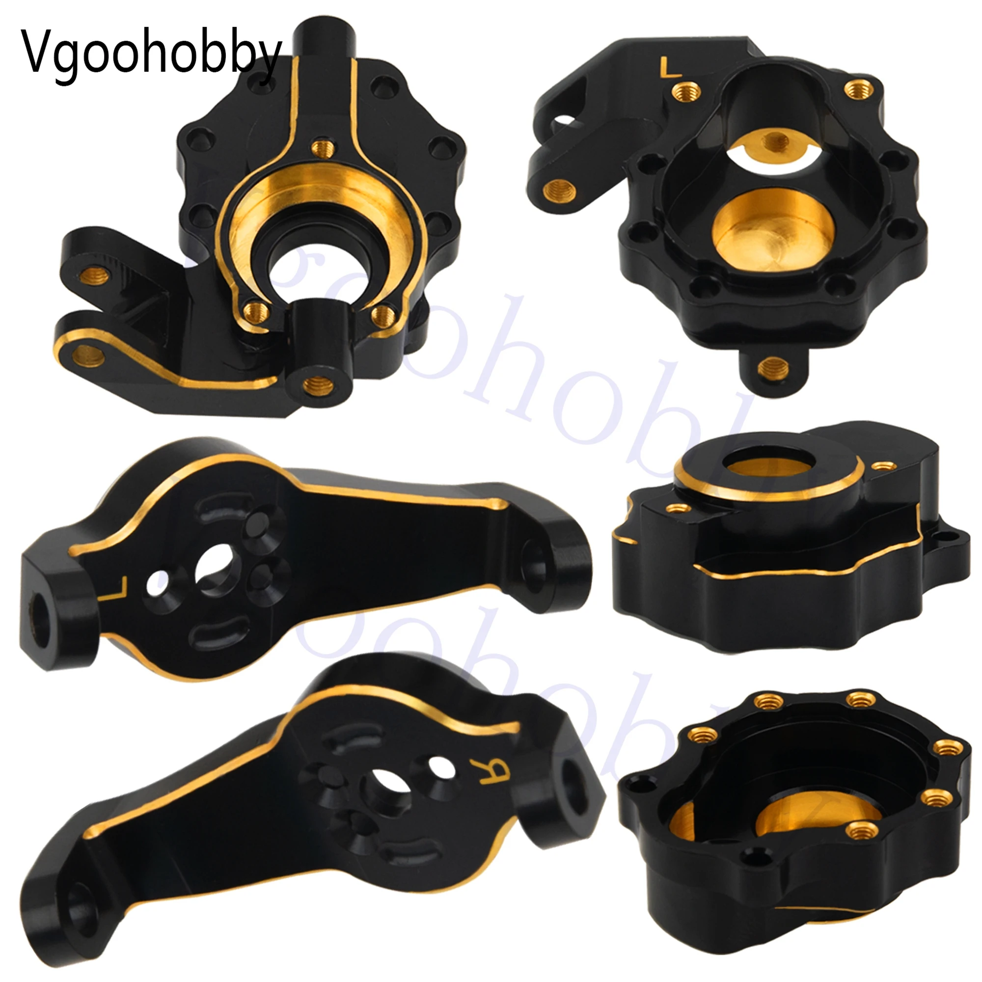 

Brass TRX4 Counterweight Portal Axle Housings Covers for Traxxas 1/10 TRX4 TRX6 RC Crawler Car