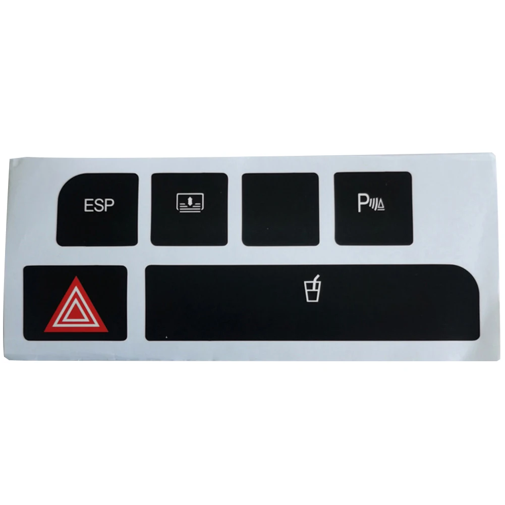 

Cup Holder Button Repair Sticker Light Penetration Package Content Reflected Light Repair Worn Button Knob Switch