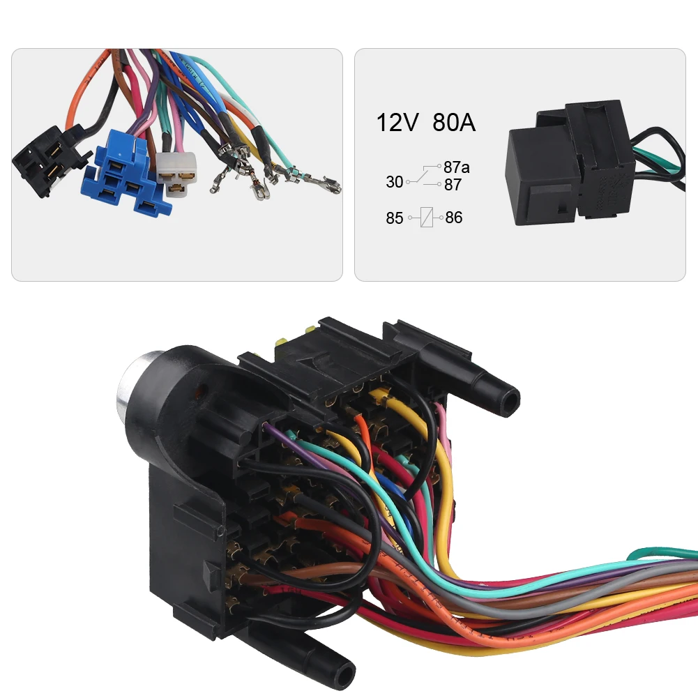 21 Circuit Car Modification Wire Harness Universal For GM Ford And Mopar Engine Swaps Lights Door Locks Gauges Power Windows - Image 5