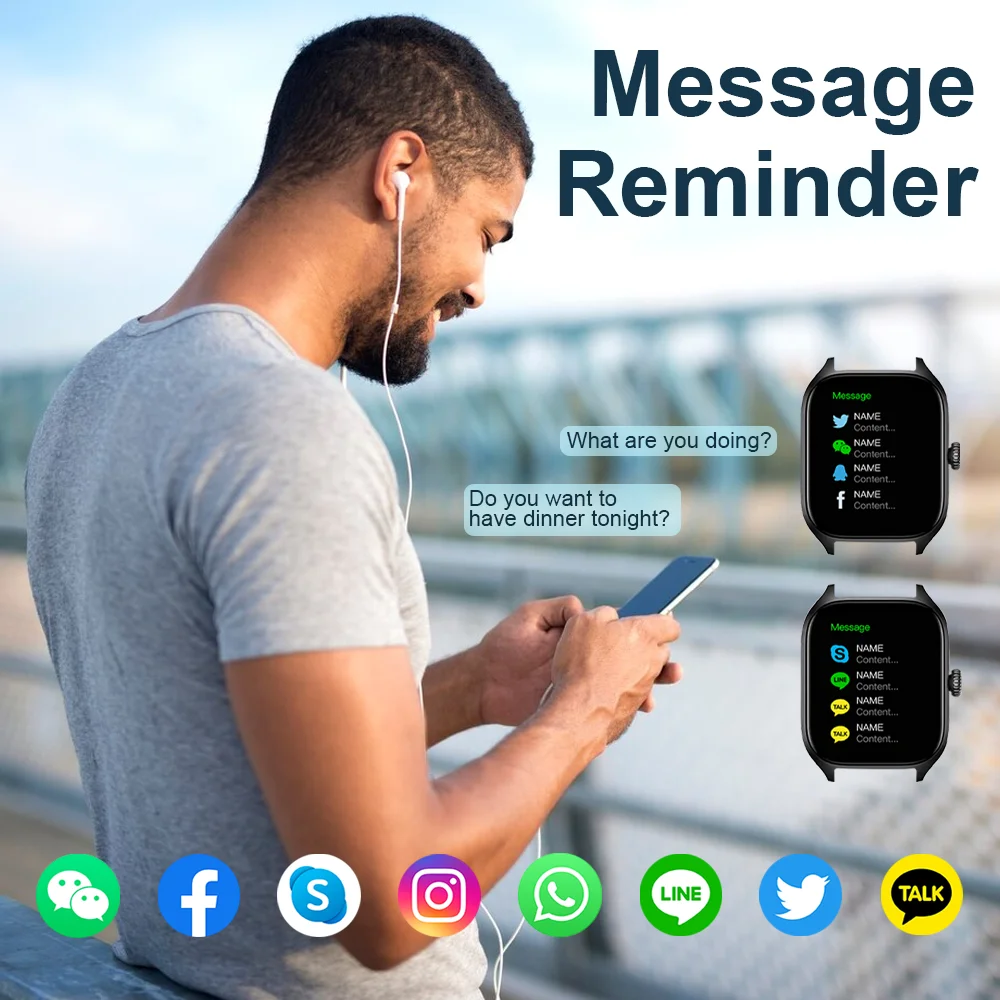 LAXASFIT 2025 New H9 Smartwatch Dial to Answer Calls Calorie Tracking Heart Rate Blood Oxygen Monitoring Bluetooth Smartwatch 4