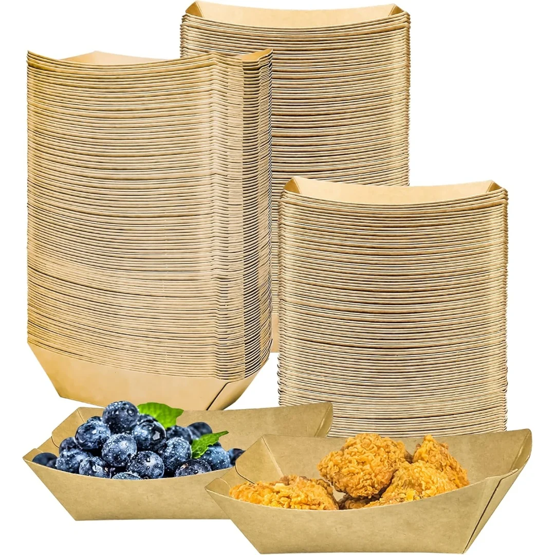 20/50/100 Pack Disposable Food Trays for Parties Festivals Birthday Events Catering Use... - SKU DFT02302 - UGI Packaging