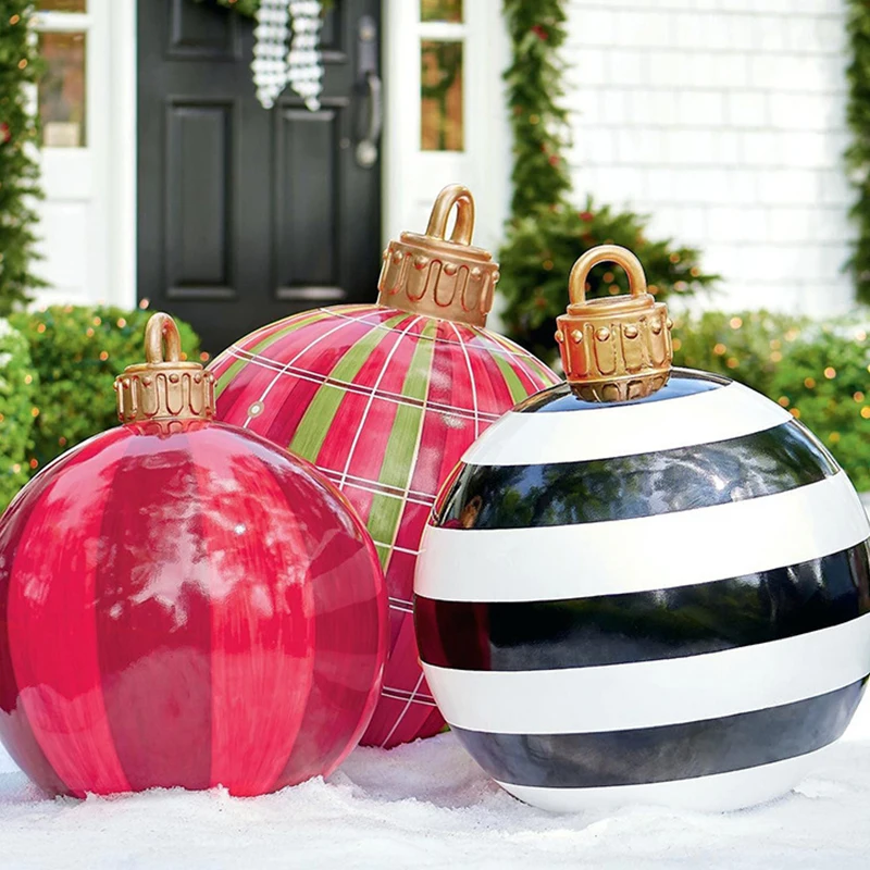 

Christmas Disco Ball Funny Outdoor Atmosphere Large Inflatable Toy For Home Decoration Outside Party Gift Balloon Free Shipping