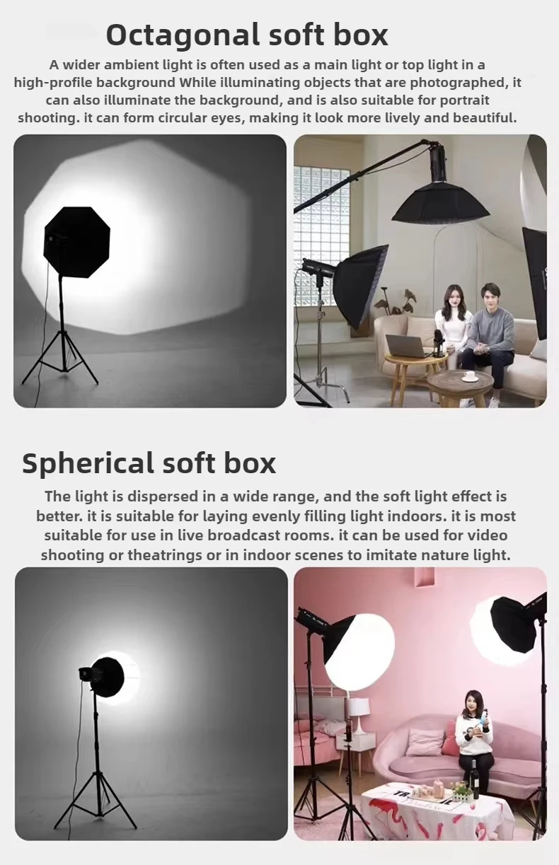 50cm 65cm 70cm 90cm 보웬스 마운트 소프트박스, 전문 사진 촬영 및 사진 스튜디오용 조명 박스, 포토 소프트 라이트 박스