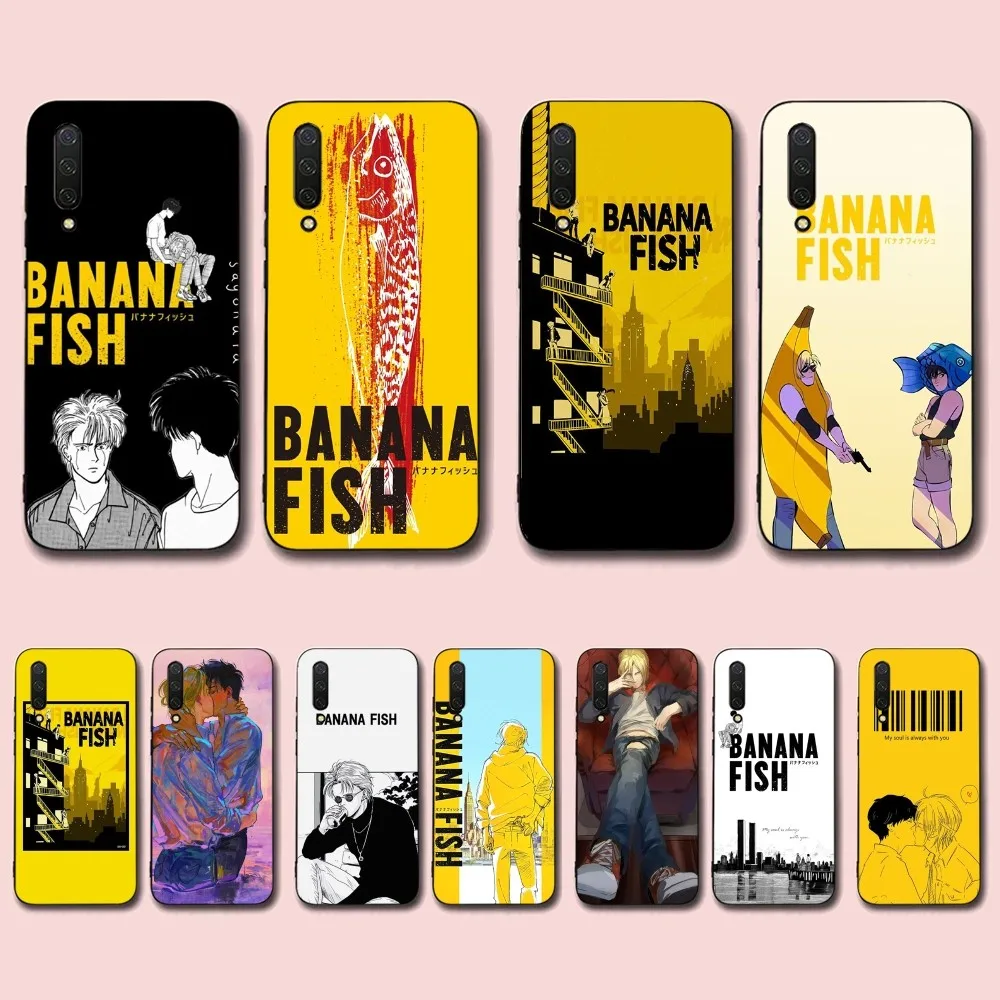

Banana fish Ainme Phone Case For Xiaomi Mi 5X 8 9 10 11 12 lite pro 10T PocoX3pro PocoM3 Note 10 pro lite
