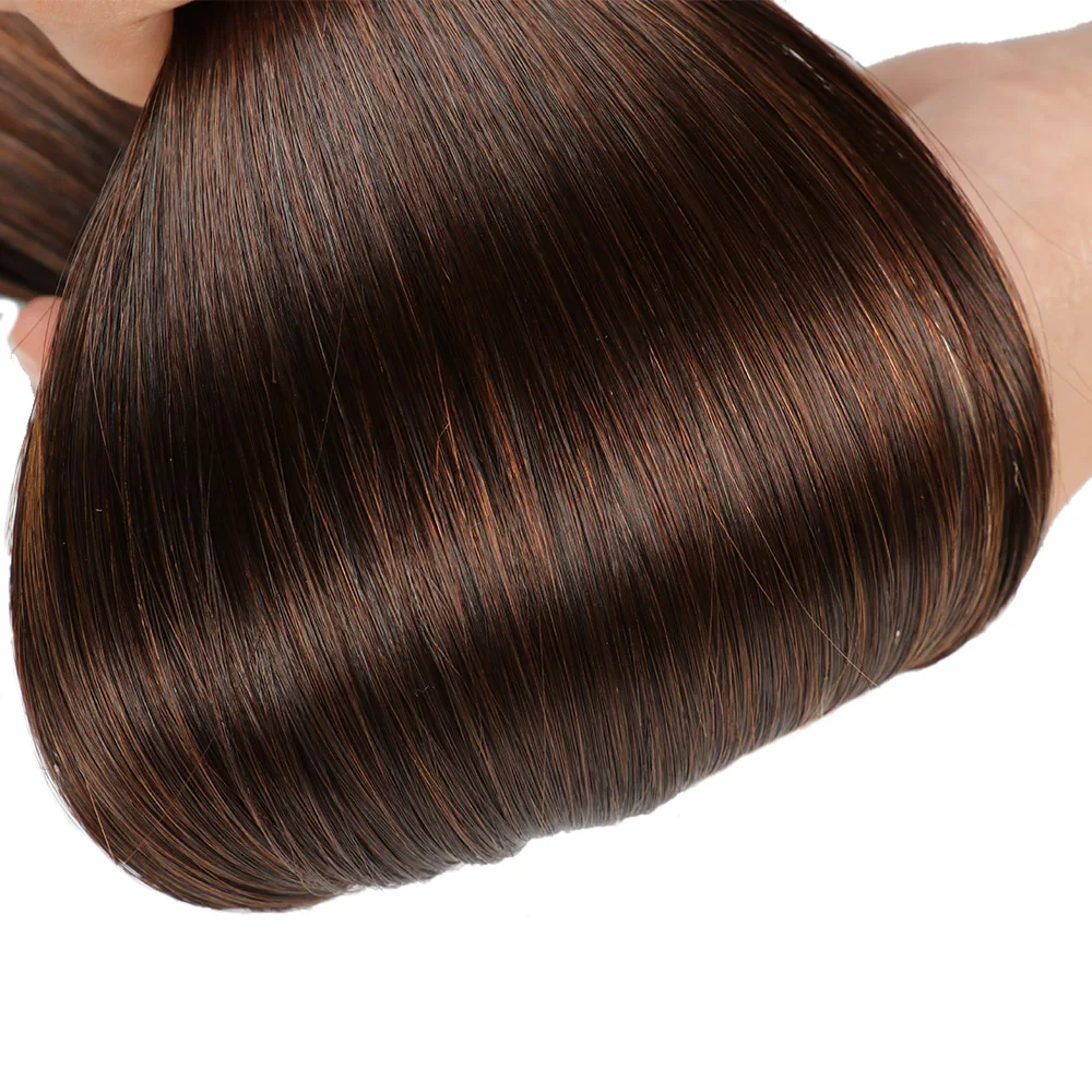 I Tip Human Hair Extensions Pre Bonded Keratin Stick In Hair Extensions 16-22 Inch Natural Color 100 Strands/set for Women Girls