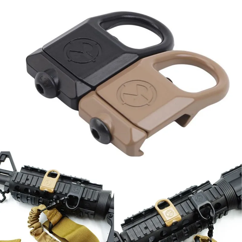 Rifle scope mount Tactical GBB Quick Detach Release QD Sling Swivel Scope Mount Hunting Accessories Fit Rail Rifle Gun QD Attachment Adapter