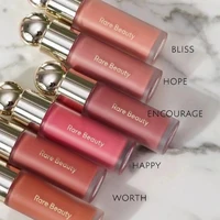 Rare Beauty Liquid Blush Lip Gloss Luminizer Blusher Long Lasting Moisturizing Nutrient Light Repair Lipstick Nature Face Makeup 6