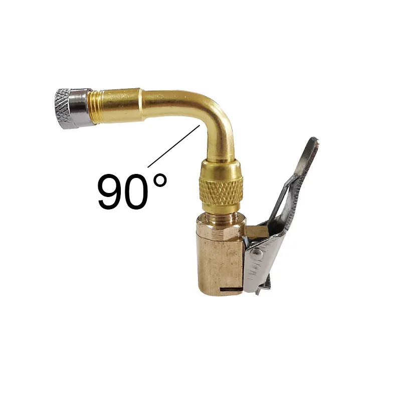 Valve Core Nozzle Extension Rod Set 45&deg;/90&deg;/135&deg; Tire inflation extension tube Bicycles Motorcycles Automobiles Motorboats Parts