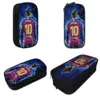 Classic Messi Football Pencil Case Double Layer Large-capacity Office Supplies Pen Case Amazing Gift For Soccer Fan 2