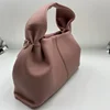Cloud Bags for Women with Logo New French Luxury Brand Genuine Leather Cowhide Simple Dumpling Shape Shoulder Handbag