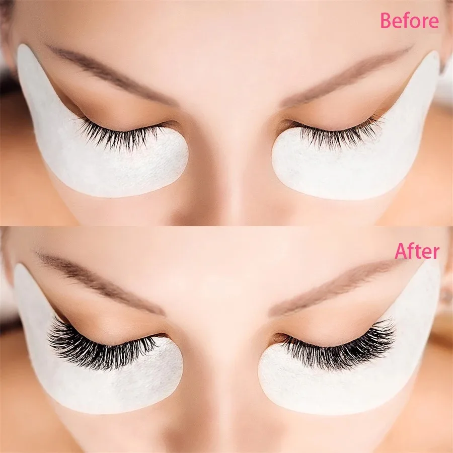 Dual Color Handle Curling Eyelash Clip Artificial Eyelash Assistant Eyebrow Trimmer Steel Needle Portable 4
