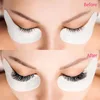 Dual Color Handle Curling Eyelash Clip Artificial Eyelash Assistant Eyebrow Trimmer Steel Needle Portable 4