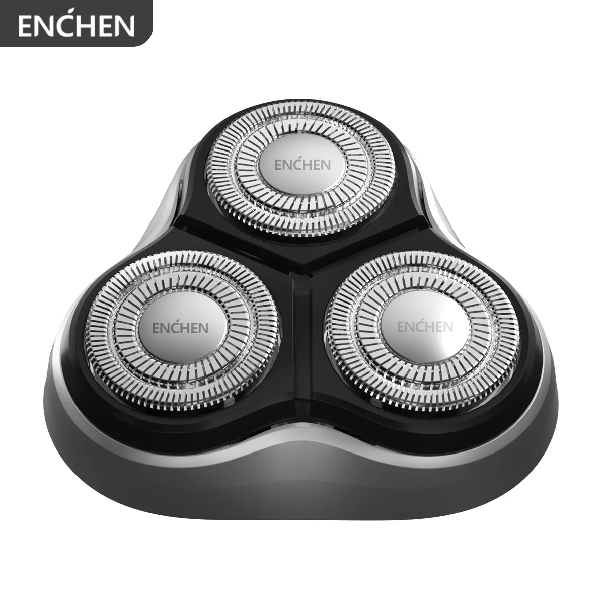 ENCHEN-블랙스톤 교체 전기 면도기 헤드, 1 개, 3D 플로트 트라이프 블..