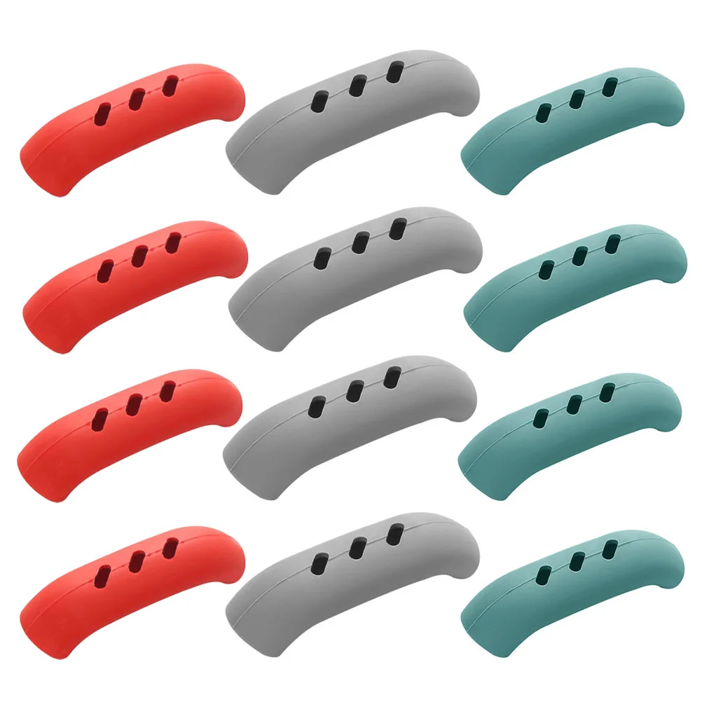

12 Pcs Pot Ear Clip Panhandle Grip Sleeve Frying Protective Cover Cooking Utensils