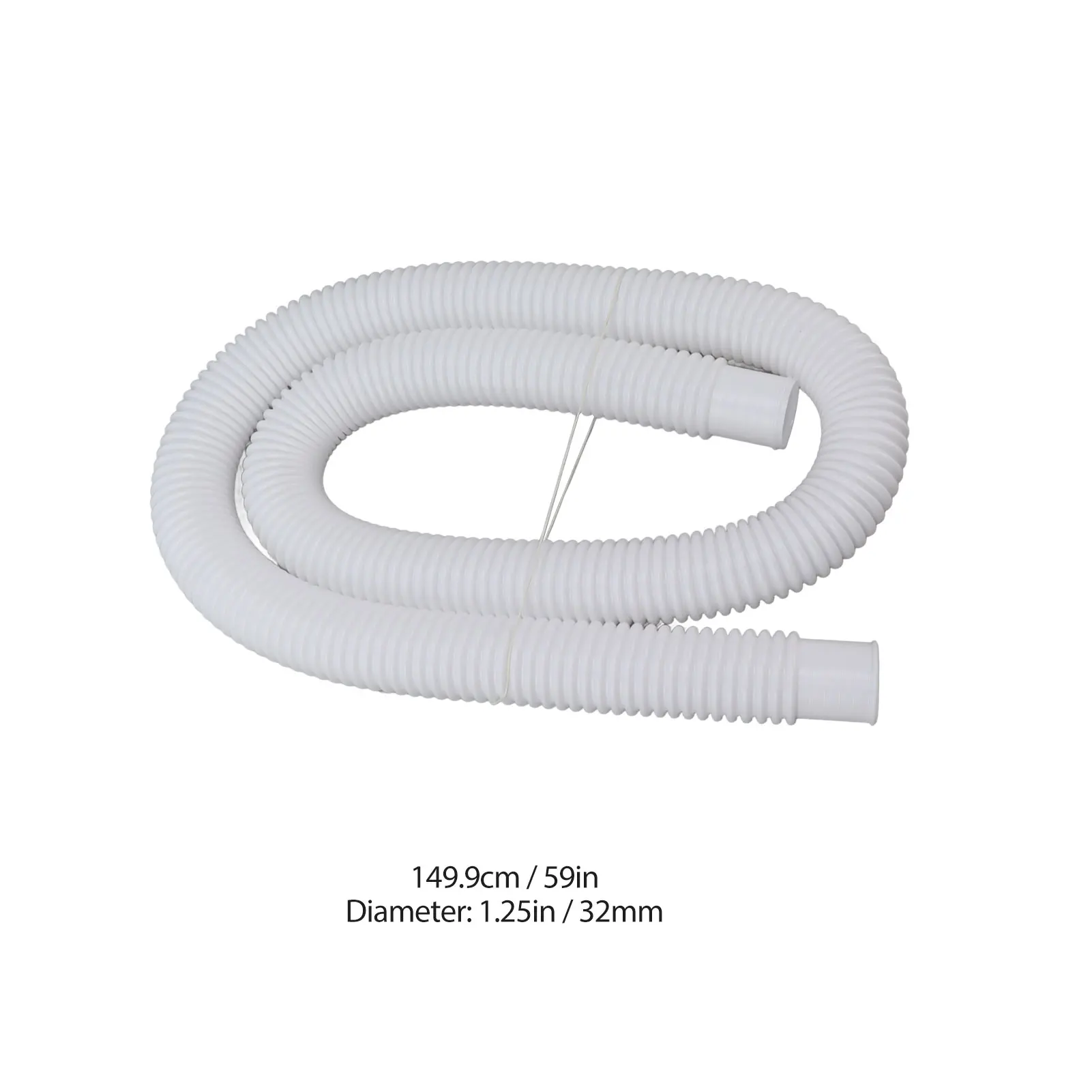 Leakproof Replacement Pool Tubes with Hose Clamps Swimming Pool Replacement Hose for 300 330 530 1000 Gallon Pool Pump 3