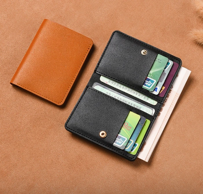 Classic PU Leather Wallet - Ultra Thin Mens Credit Card  Coin Purse