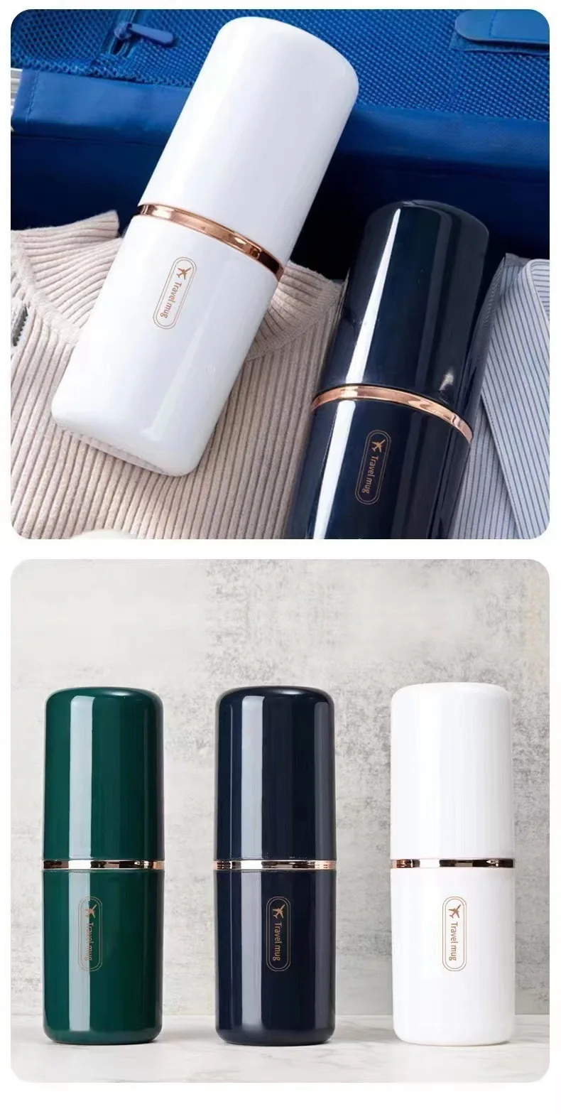 Home Portable Toothbrush Bathroom Toothpaste Holder Case Box Travel Toiletries Storage Cup Tooth Bucket_voghion.com