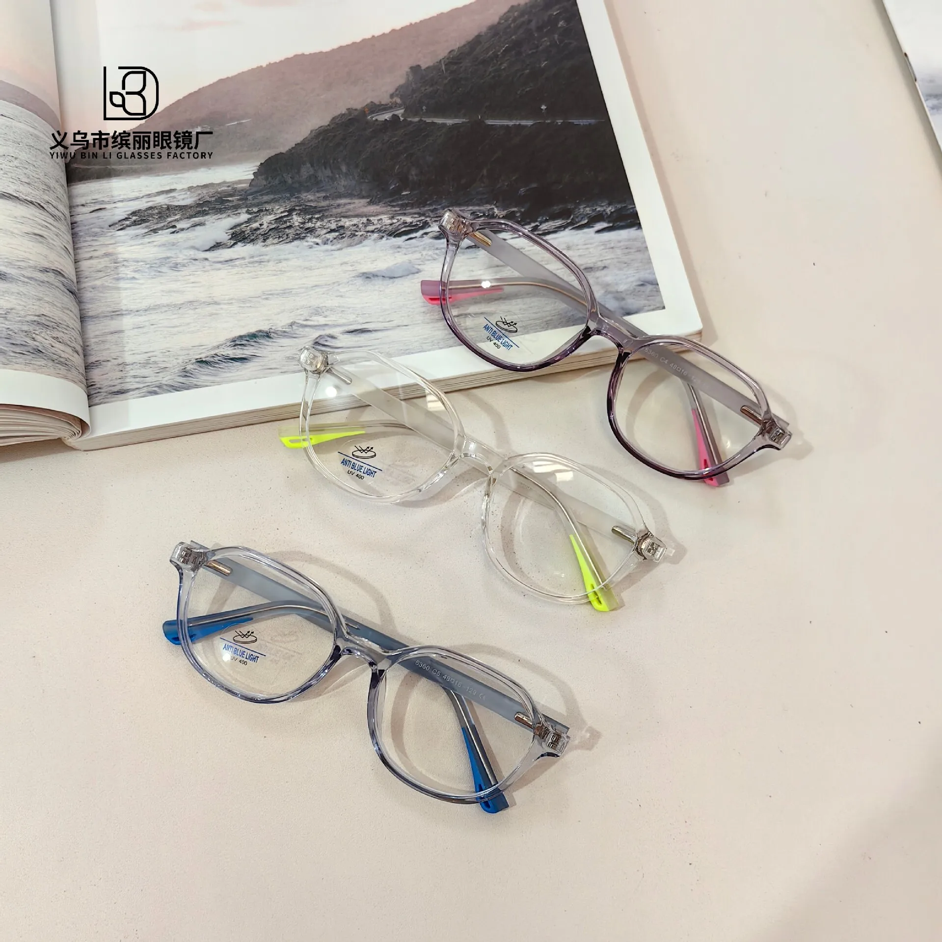 Children' Anti Blue New Eye Protection Computer Can Be Matched With Precription Fahionable Flat Light
