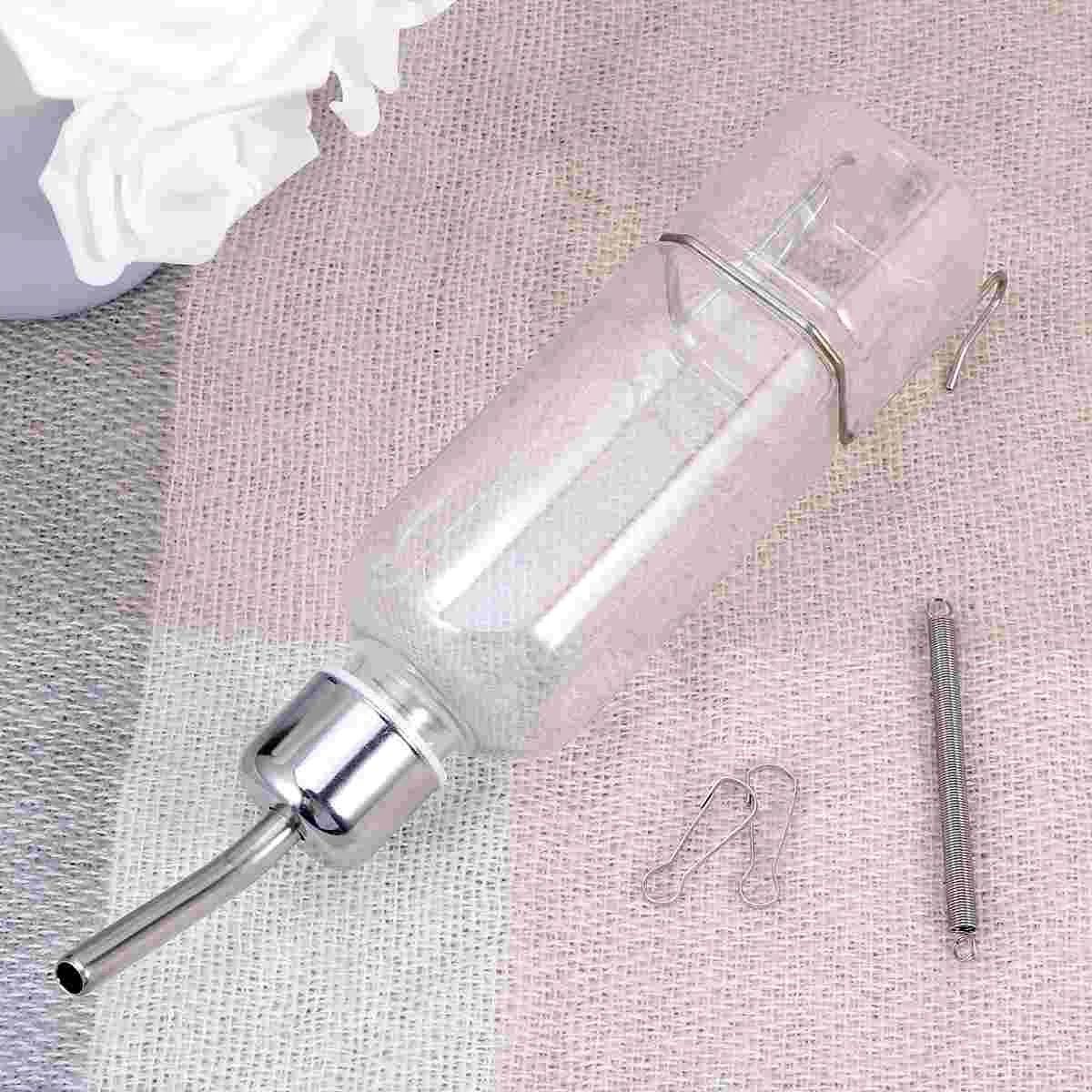 

Water Dispenser Automatic Feeder for Small Animal Pet Supplies Hanging Bottle Glass
