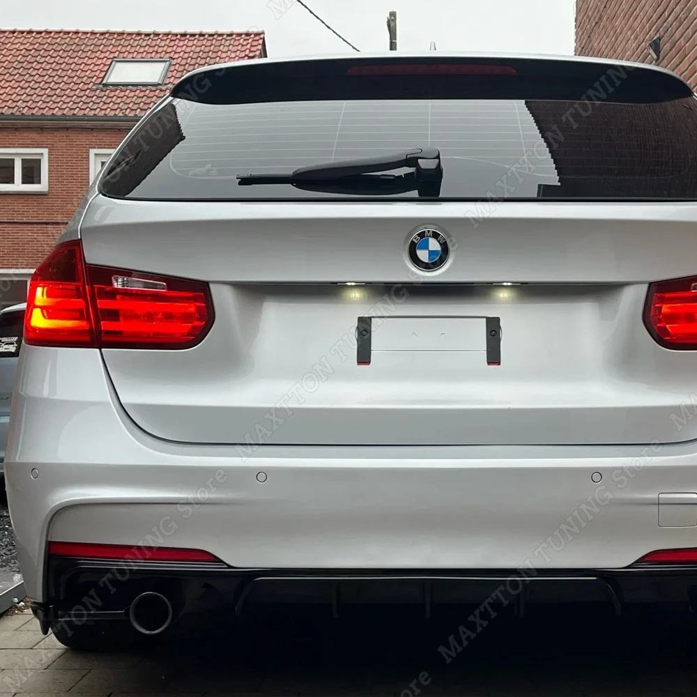 Rear Bumper Lip Spoiler Side Air Vent Outlet Cover Side Splitter For BMW F30 F31 335i 340i M Sport Performance 2012-2019 ABS