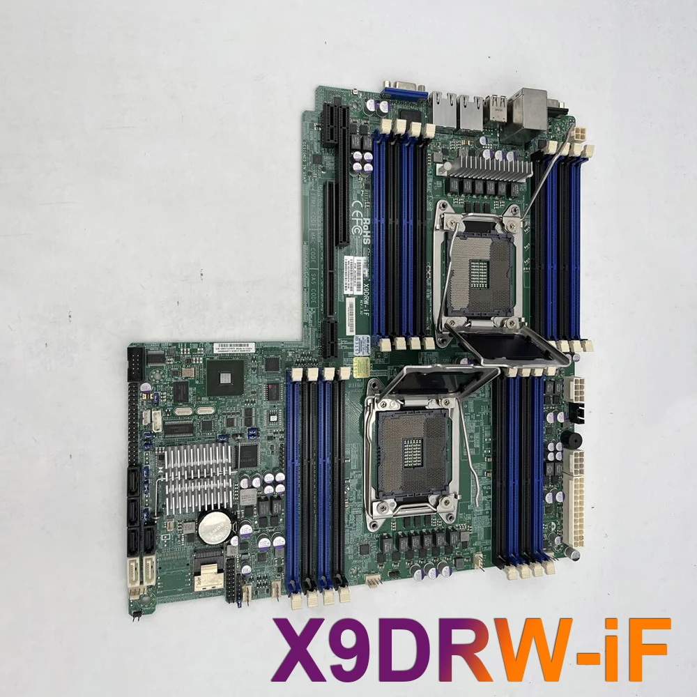 

For Supermicro Server Motherboard Support For Xeon E5-2600 V1/V2 Family LGA2011 DDR3 X9DRW-iF