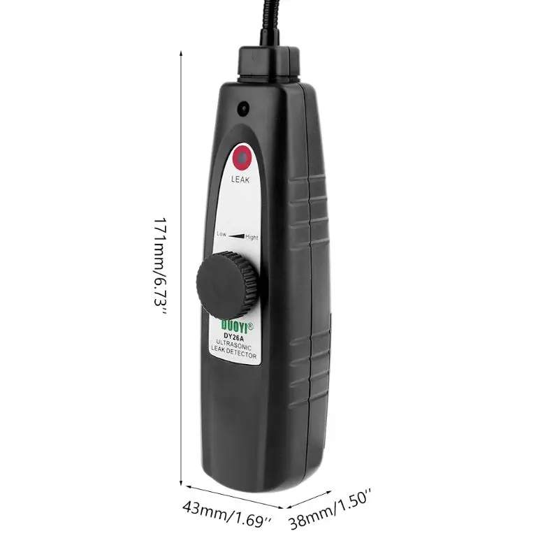 DY26A Ultrasonic Leak Location Determine Meter  Car Window Sealing Flaw Gas Vaccum Pressure Locator  Sound Light Alarm 6