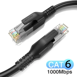 Flat CAT 6 Ethernet Cable - Gigabit UTP RJ45 Network Patch Cord, 1m - 30m - 5m (CAT 6 Round)