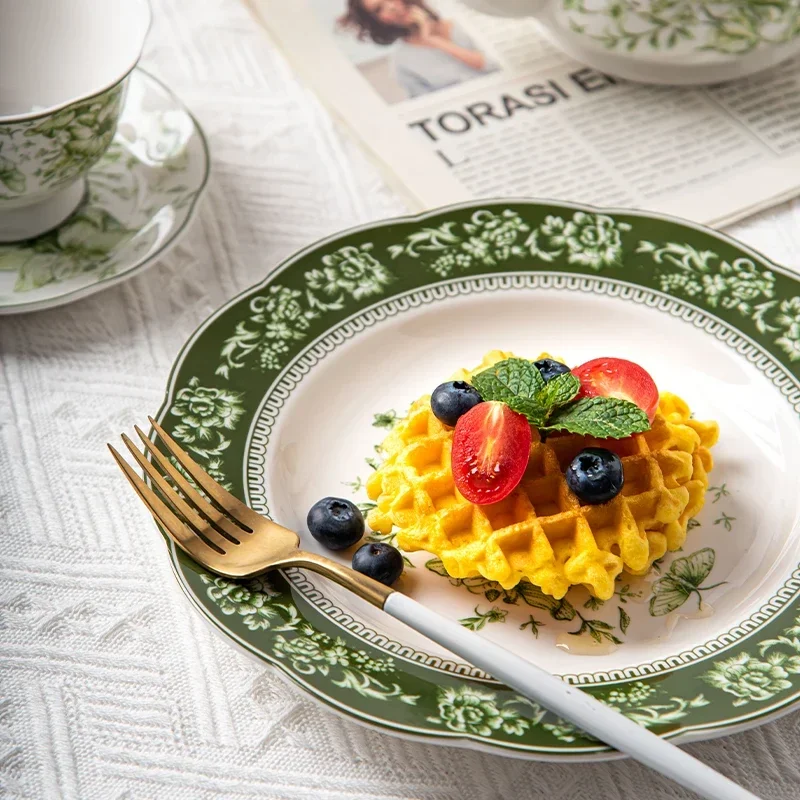 لوحة خضار جديدة من السيراميك، مجموعة أدوات المائدة...