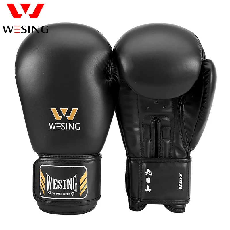 Wesing Professional Boxing Gloves Sanda Training Competition Adult Punching Mitts Luva Muay Thai Guantes De Boxeo boxing gloves