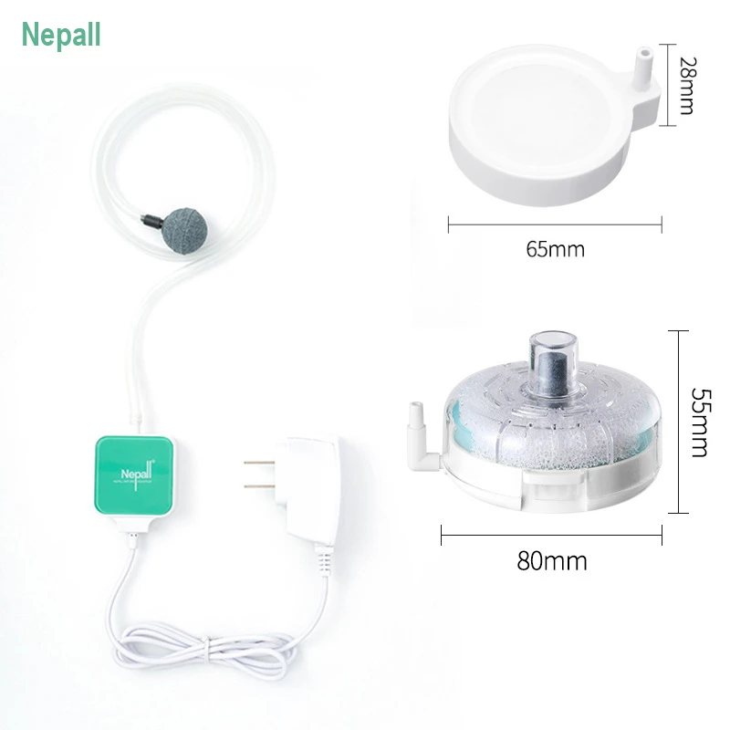 

6PCS 1.5W Nepall Aquarium Fish Tank Oxygen Air Pump Compressor Mute Mini Energy Saving Aeration for Home Store Fish Supply