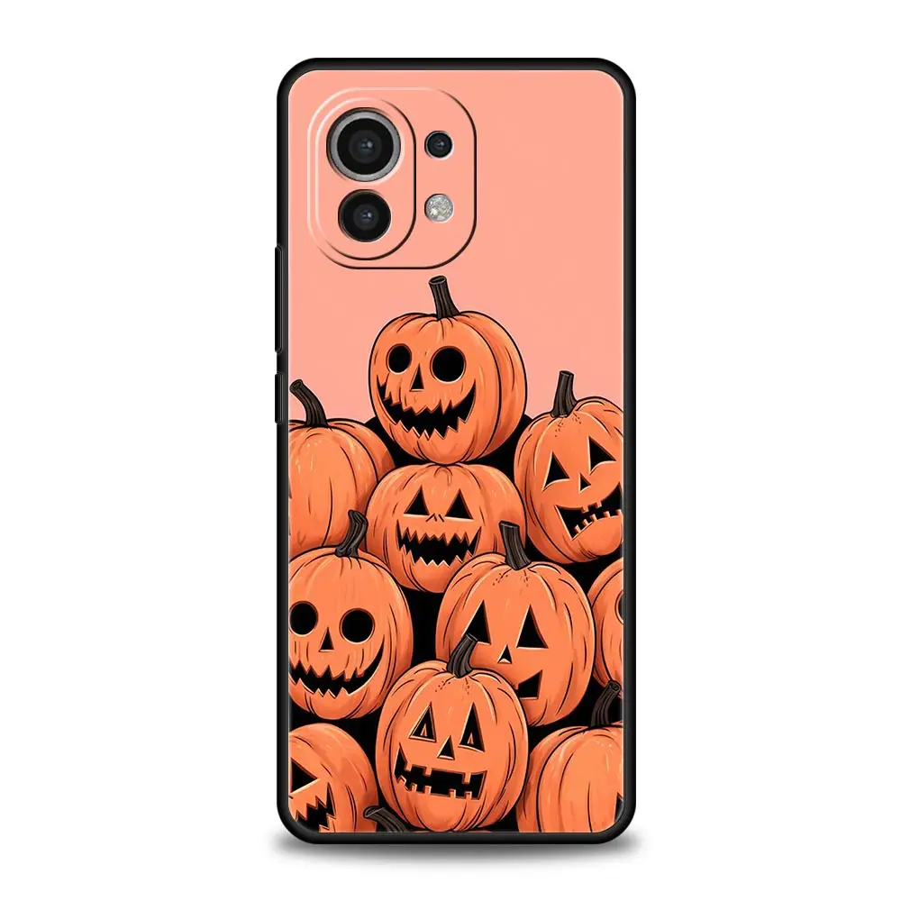 Autumn Leaves & Halloween Fox Pumpkin Phone Case Cover