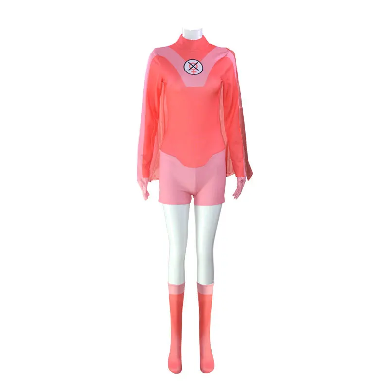 Invincible Mark Grayson Bodysuit with Cape Cosplay Costume for Men (Unofficial)