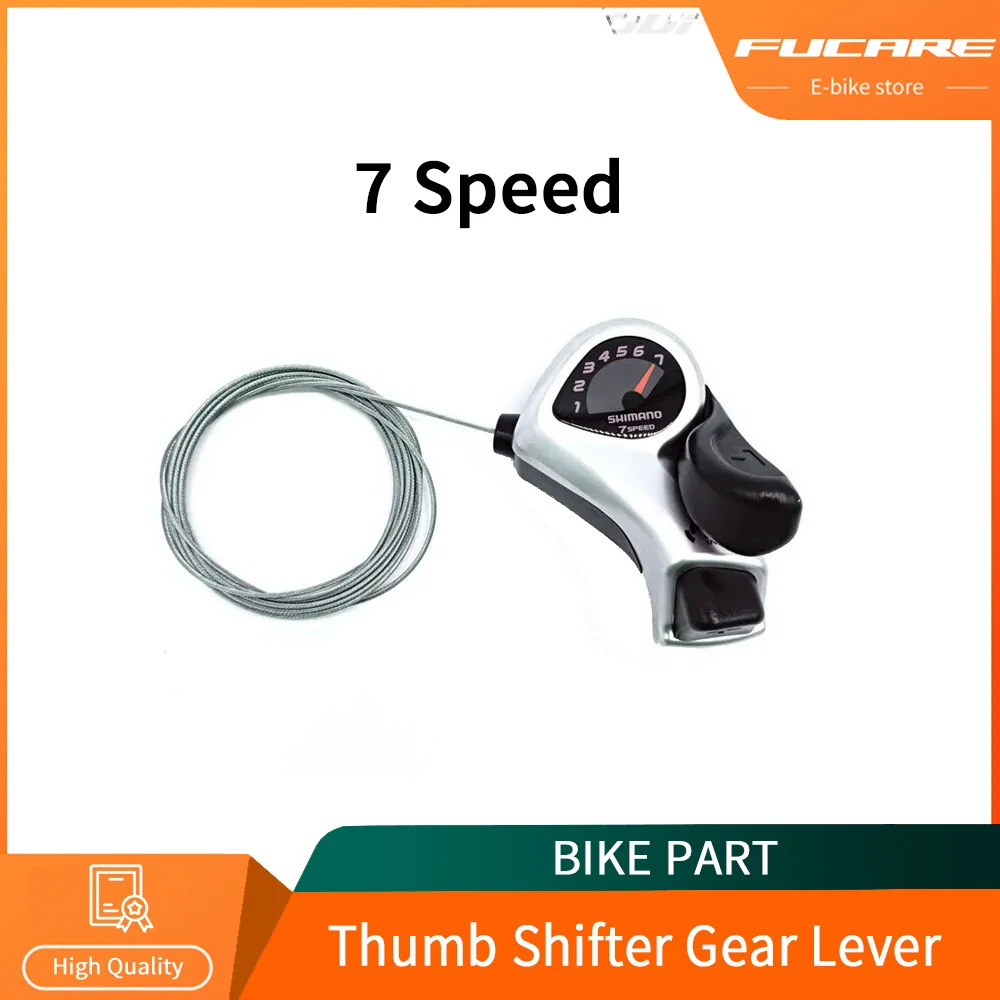 

Shimano TX50 Thumb Shifter Gear Lever 7 Speed MTB Bicycle Part For Mountain Bike Tourney Right Thumb Shifter