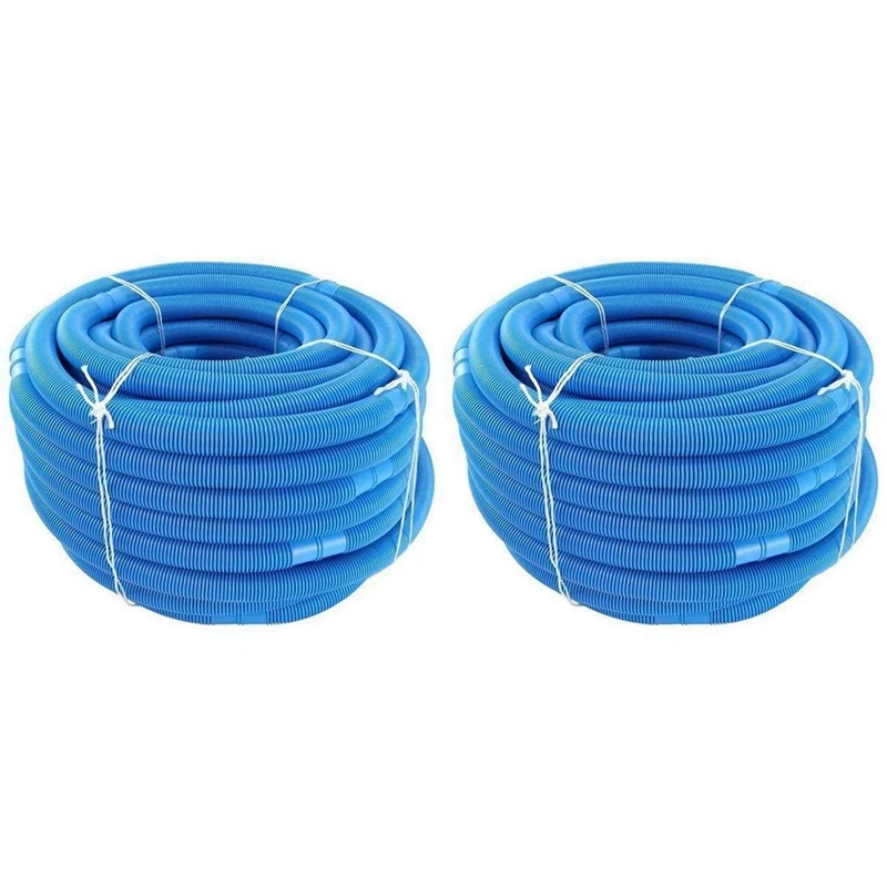 

Hot 2Pcs 5M Swimming Pool Vacuum Cleaner Hose Suction Swimming Replacement Pipe Pool Swimming Pool Cleaning Hose
