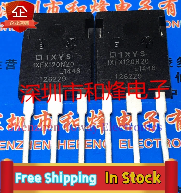 

10PCS-30PCS IXFX120N20 TO-247 MOS 200V 120A In Stock Fast Shipping