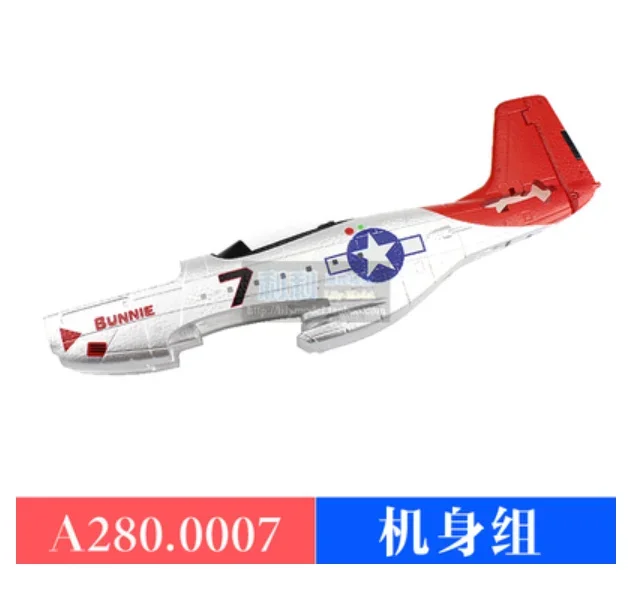 Wltoys XK A280 Spare Parts P51 RC Airplane Aircraft Accessories Body Shell Propeller Motor Servo ESC Receiver Steel Wire Canopy 2