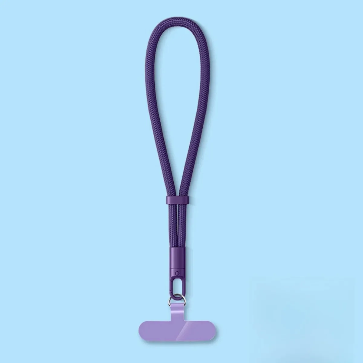 Universal Adjustable Phone Lanyard with Self-Locking Anti-Drop Design - Durable Polyester Wrist Strap
