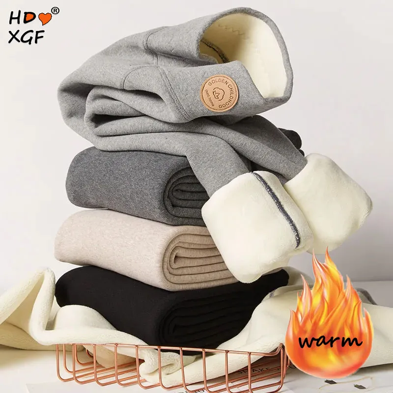 

Winter Warm Leggings For Women With Fleece Thick Thermal High Waisted Stretch Slimming Women's Warm Tights Leggings Velvet Pants