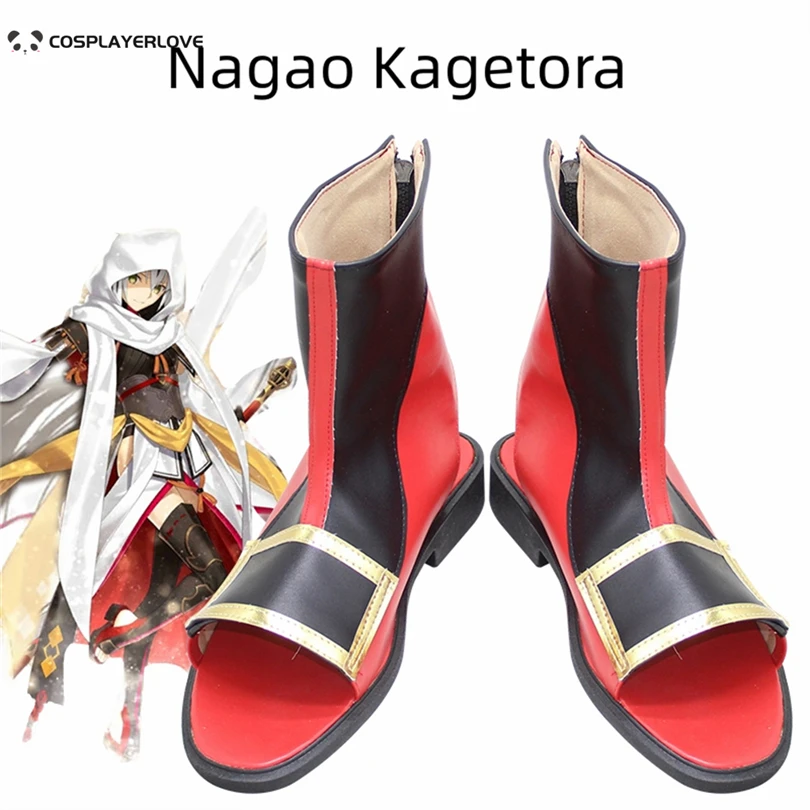 

Fgo Fate/Grand Order, обувь для косплея Nagao Kagetora, ботинки для карнавала, Косплея