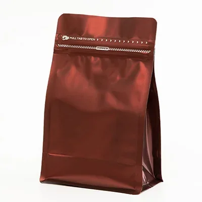50 peças reutilizáveis marrom escuro/azul/rosa/verde folha de alumínio saco de grãos de café de chá com válvula à prova de cheiro 250g 500g 1kg com design