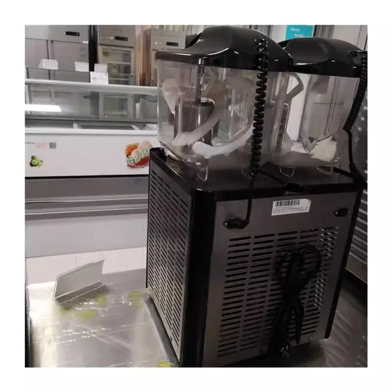 XC212A snow melting machine double cylinder 6L*2 mini snow melting machine Small commercial Slush Machines 6