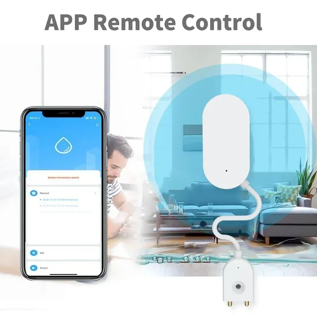 Tuya Zigbee Leak Sensor Water Leakage Detector Leakage Sensor Water Sensor Prevent Water Leakage For Smart Home SmartLife 2
