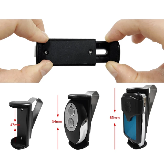 Adjustable Car Sun Visor Clip Holder Garage Door Gate Remote Control Transmitter Garage Gate Control Command Key Fob 2