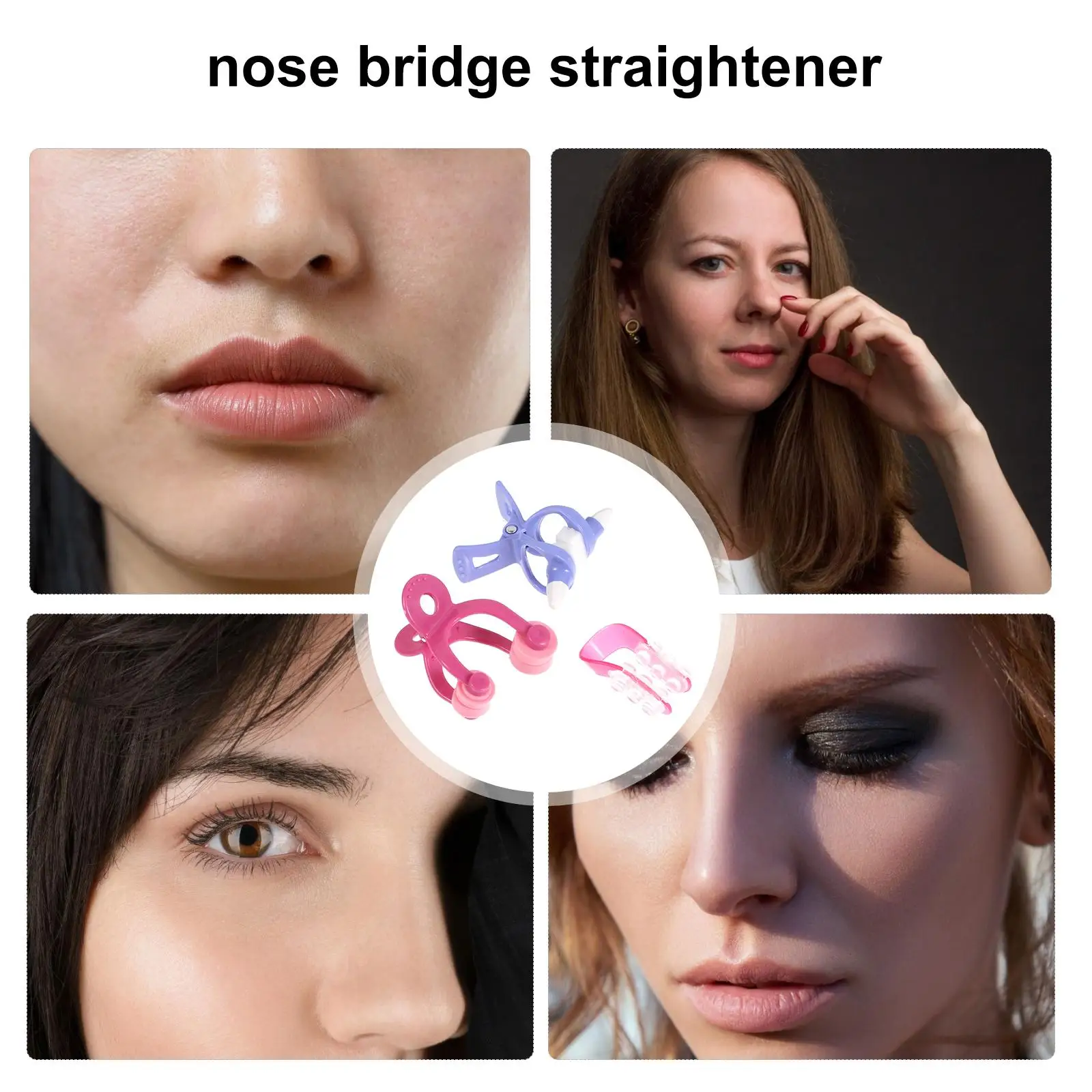 3 Pcs Nose Lifter Shaper Corrector Clip For Lift Devices Skin Care Tool Nose Roller Straightening Clip Beauty Instrument Non