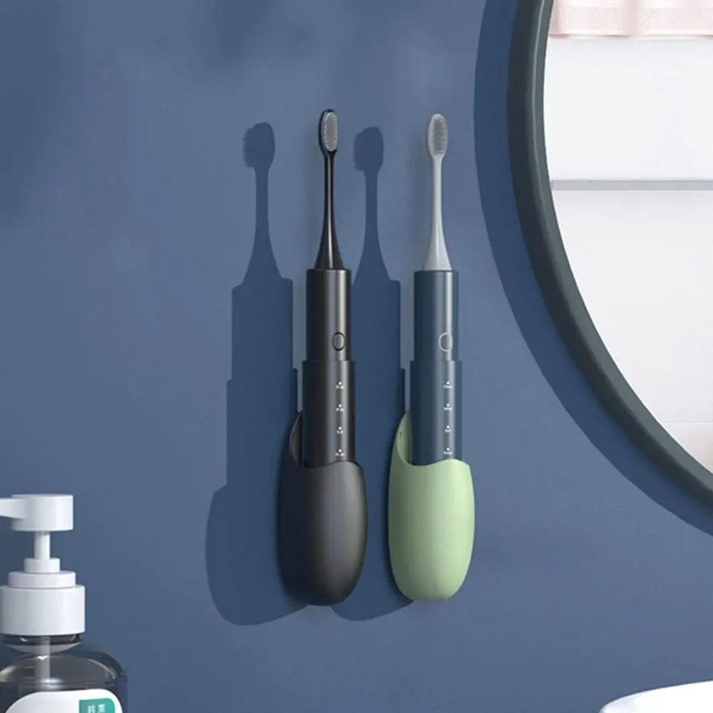 

Self Adhesive Electric Toothbrush Holder Waterproof Silicone Egg Beater Storage Rack Wall-Mounted Toothbrush Storage Tube
