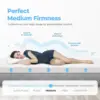 10 Cooling Gel Memory Foam Medium Firm Mattress Cool Sleep Pressure Relief Certified Mattress-in-a-Box Kids and Adults No Fiberg 5