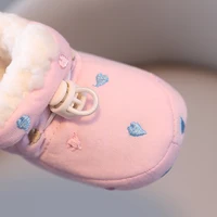 Plush Warm Kids Snow Boots Baby Boy Girl Shoes Cotton Shoes First Walkers Non-slip Infant Boot 0-18months 2
