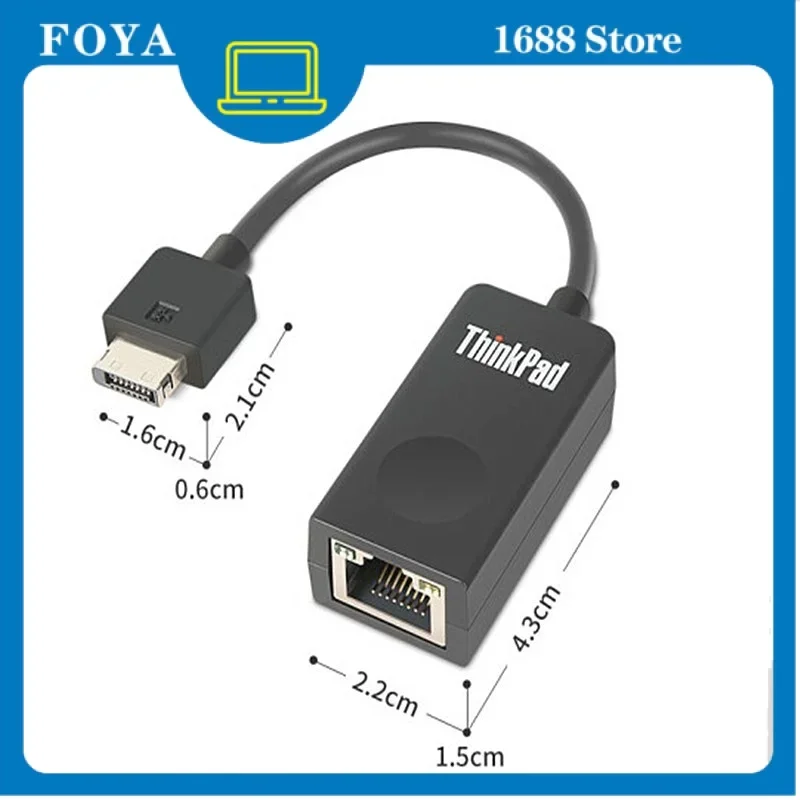 New Original Gen 2 Ethernet Extension Adapter For ThinkPad X13 Yoga L13 Yoga T14 T15 P14S P15S P43S P53S X390 4X90Q84427