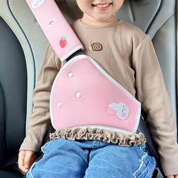 Protezione per Cintura di Sicurezza Auto, Protezione per Spalle e Pancia, Accessori Interni Auto, Morbido e Facile da Rimuovere, Comodo Ausilio per Viaggi all'Aperto