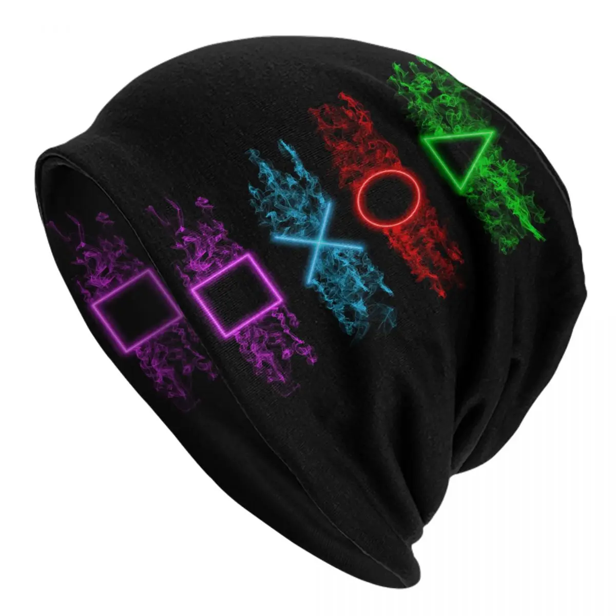

Шапка PlayStation вязаная унисекс, теплая зимняя шапка на пуговицах, для игр для взрослых, подарок для мужчин и женщин